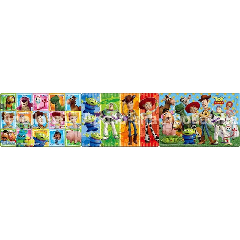 Apollo-sha 24-156 Jigsaw Puzzle Disney Toy Story Panorama Puzzle (18+24+32 Pieces)