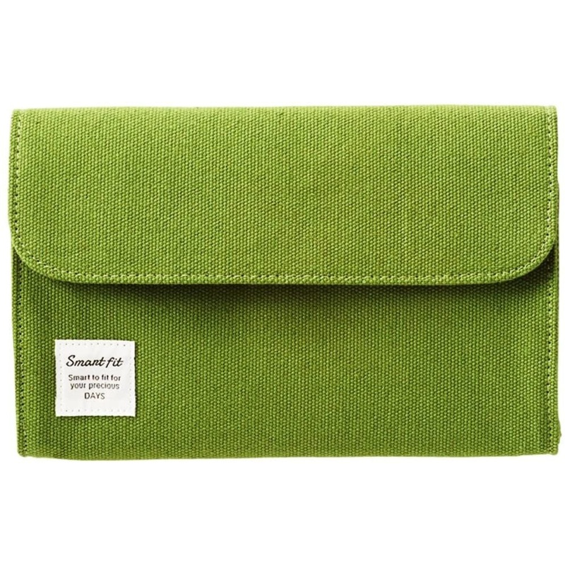 LIHIT LAB. Smart Fit Days Accordion Pouch (S) Green