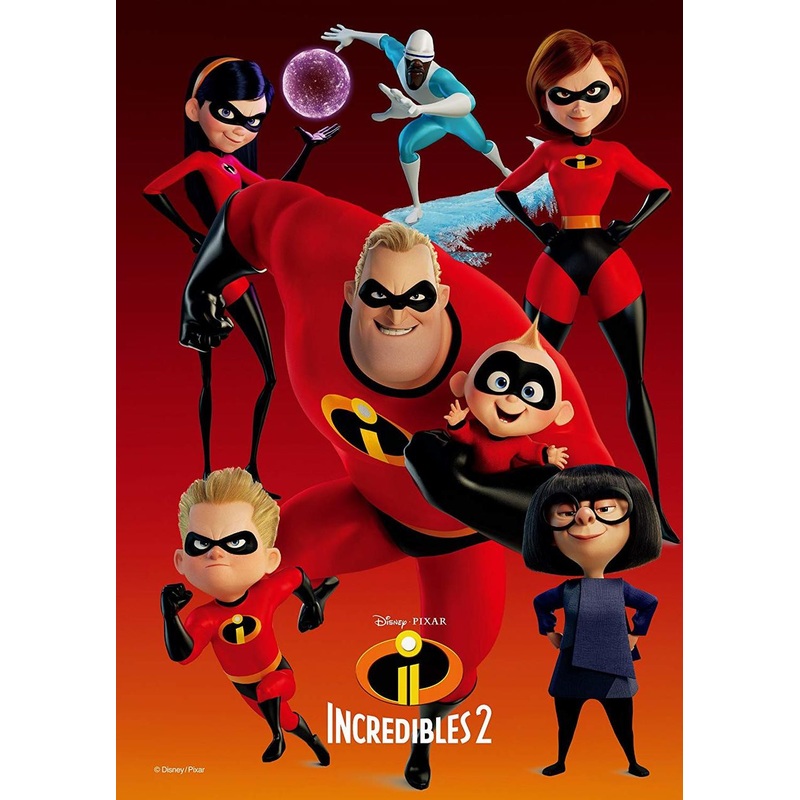 Tenyo Japan Jigsaw Puzzle D-108-814 Disney Incredibles 2 (108 Pieces)