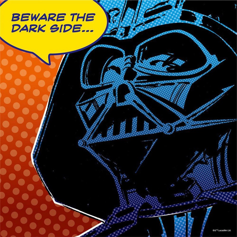 Tenyo Japan Jigsaw Puzzle w/ Panel W-144-640 Star Wars Darth Vader (144 Pieces)