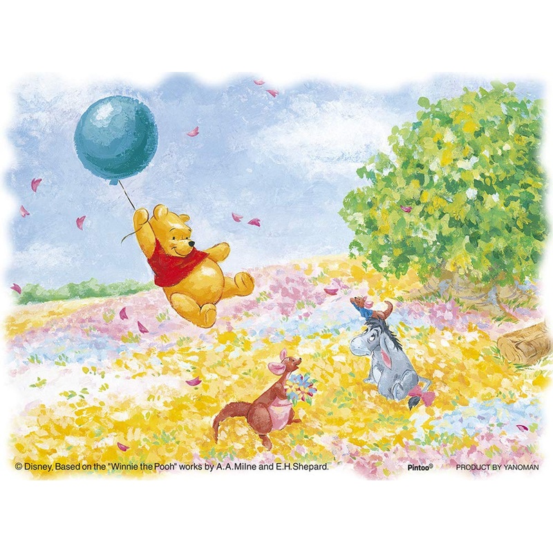 Yanoman Jigsaw Puzzle 2301-10 Disney Winnie the Pooh On the Wind (150 Plastic Pieces)