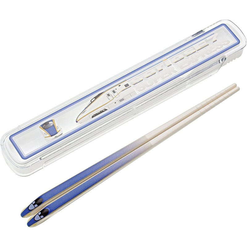 Train Chopsticks For Kids (Hashi Tetsu) Series E7 Hokuriku Shinkansen (with case)