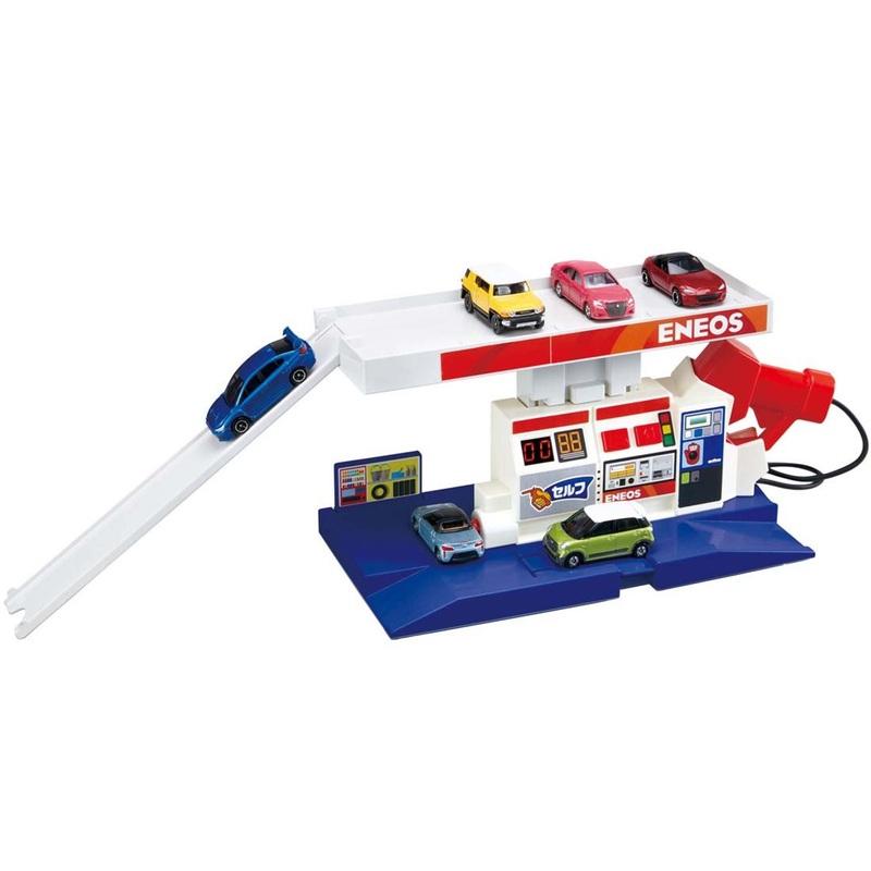 Takara Tomy Tomica World Job Experience Set Full of Sounds Gas Station ENEOS (874379)
