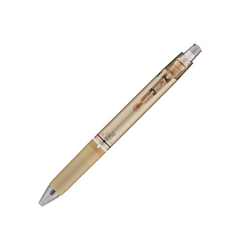 Mitsubishi Pencil uni Ball R:E 3 color ballpoint pen 0.5mm URE3-500-05 (Champagne Gold)