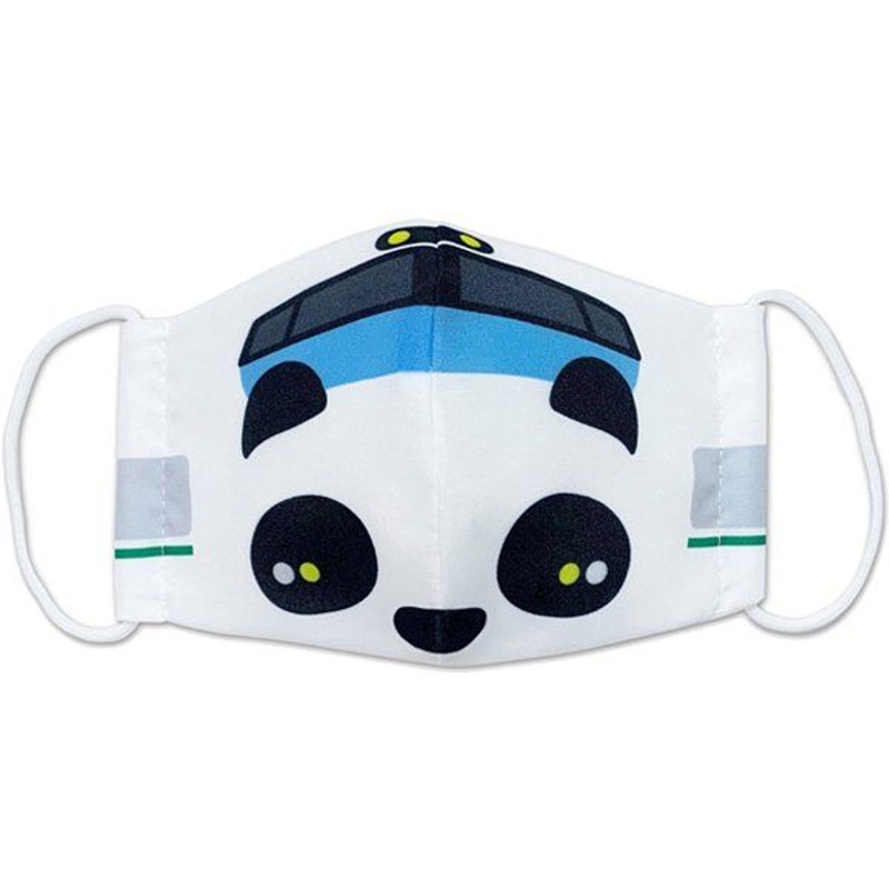 Train Mask Cool Touch Type for Kids Panda Kuroshio