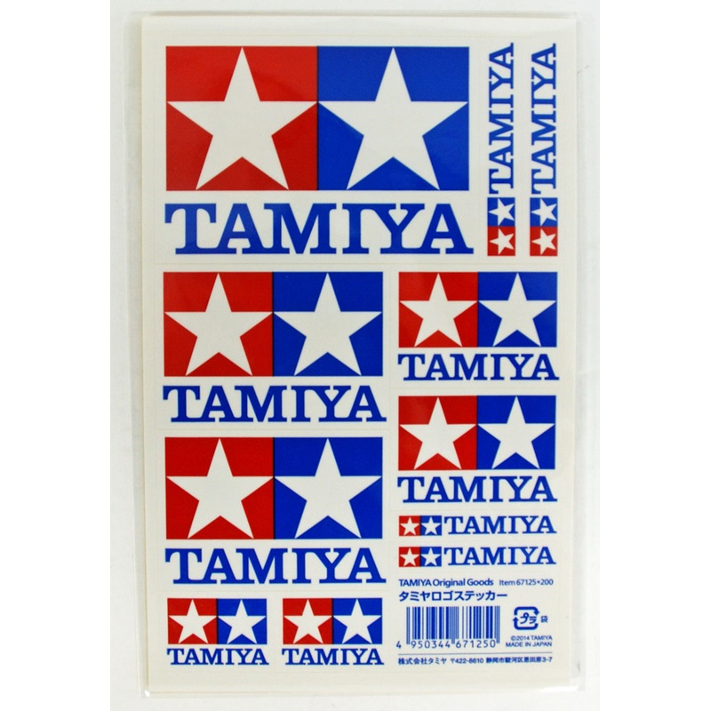Tamiya AO-67125 Mini 4WD Tamiya Logo Sticker