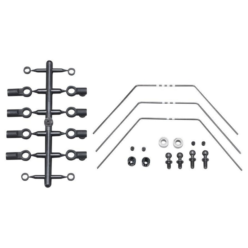 Yokomo B10-412SWA Rear Stabilizer Set (Laser Processed, 3 Pieces Included)