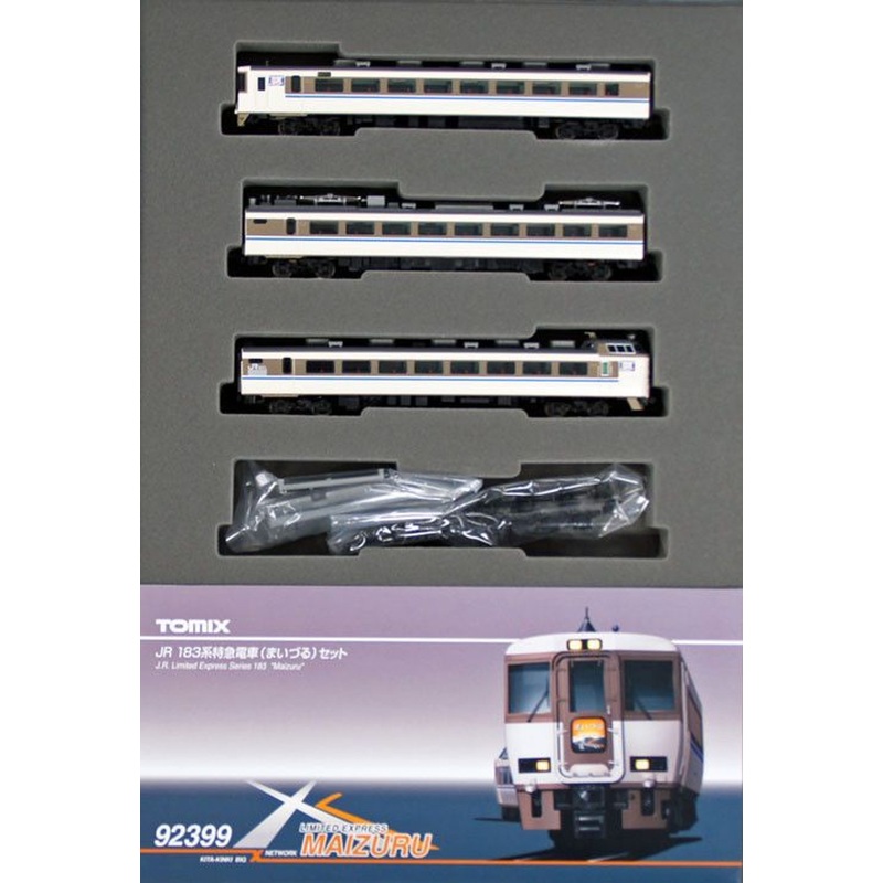 Tomix 92399 JR Series 183 Limited Express Train ‘Maizuru’ 3 Cars Set (N scale)