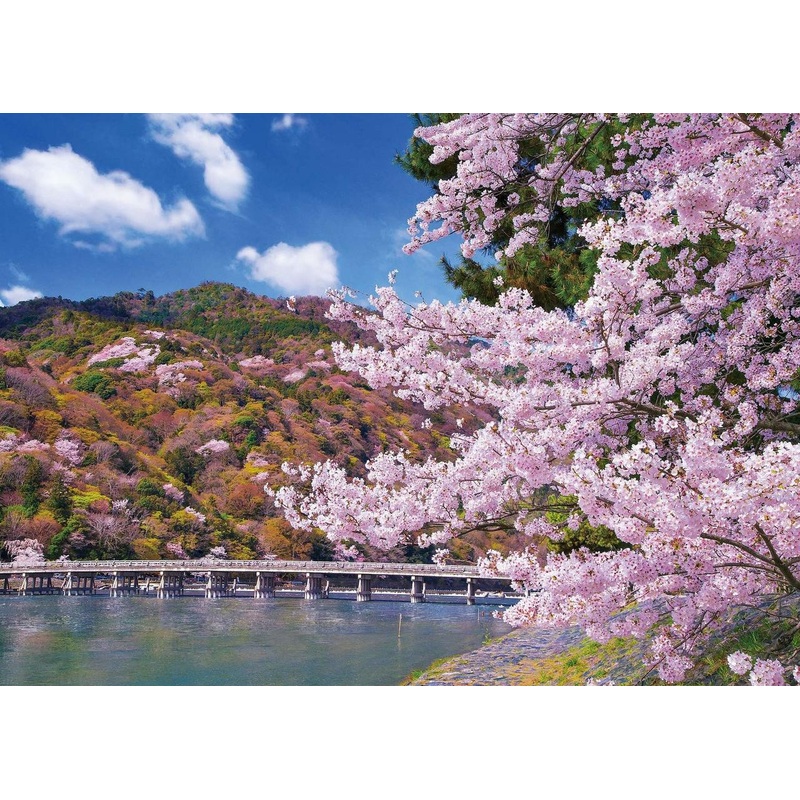 Epoch Jigsaw Puzzle 05-116 Togetsu-kyo Bridge, Cherry Blossom, Kyoto (500 Pieces)