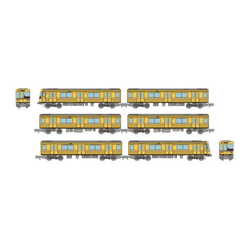 Tomytec Nagoya Municipal Transportation Bureau Meijo Line/Meiko Line Type 2000 (Kiden Memorial Train) 6 Cars Set (N scale)