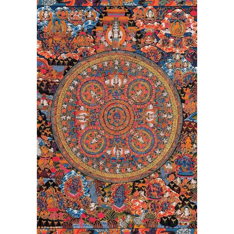 Beverly M81-556 Jigsaw Puzzle Buddha Mandala (1000 S-Pieces)