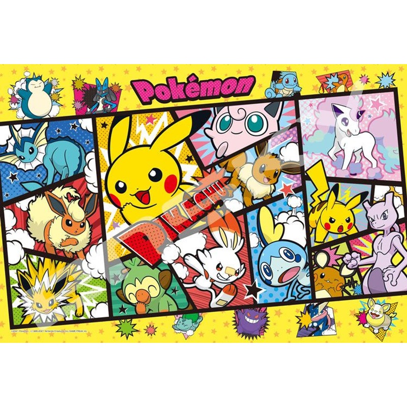 Ensky 108-L760 Jigsaw Puzzle Pokemon Comic Art (108 L-Pieces)