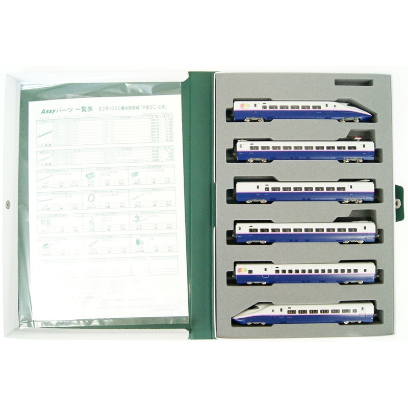 Kato 10-1718 JR Series E2-1000 Shinkansen ‘Yamabiko/ Toki’ 6 Cars Set (N scale)