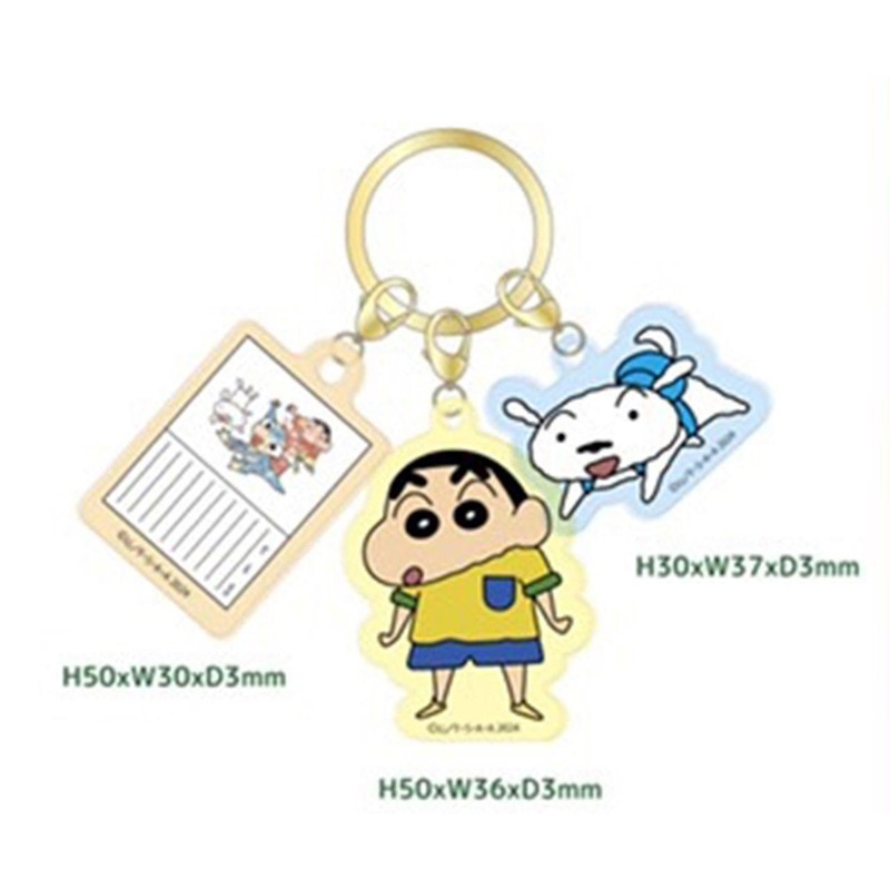 T’s Factory Crayon Shin-chan 3 Charm Key Holder Diary