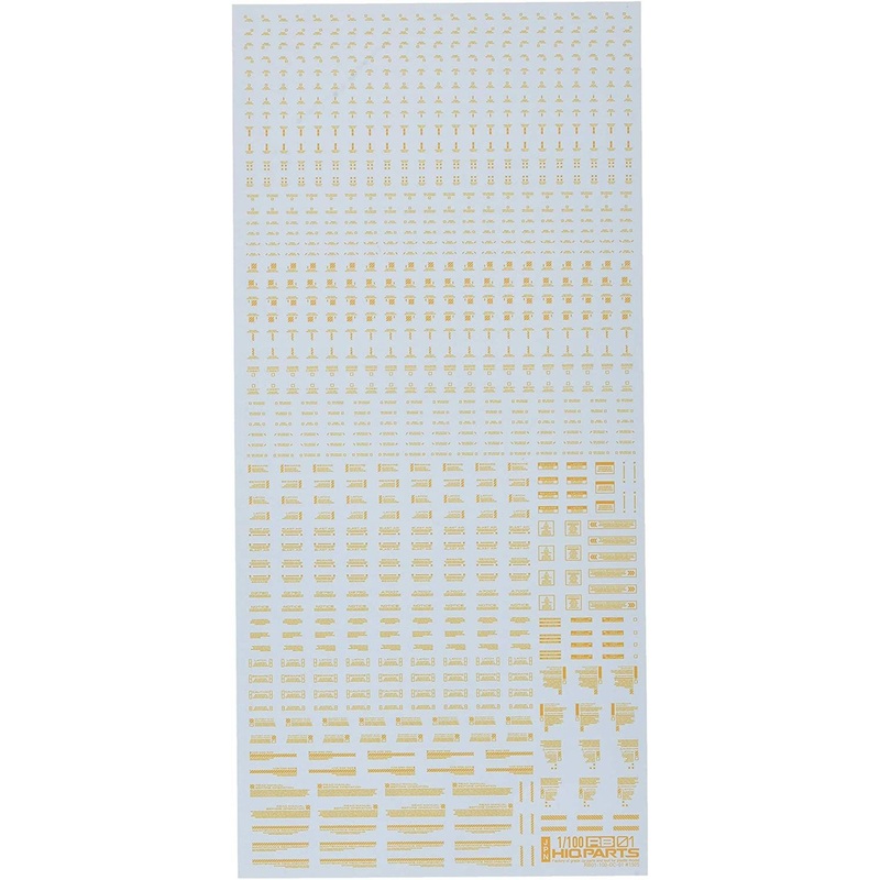 HiQparts 1/100 RB01 Caution Mark Decal Orange