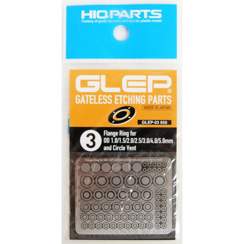 HiQparts GLEP-03 Gateless Etched Parts 03 Flange Ring (1 Sheet)