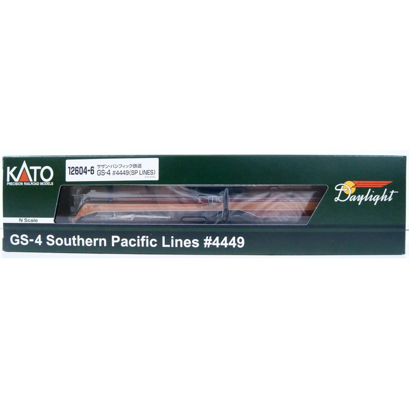 Kato 12604-6 Southern Pacific Railroad GS-4 # 4449 (SP Lines) (N scale)