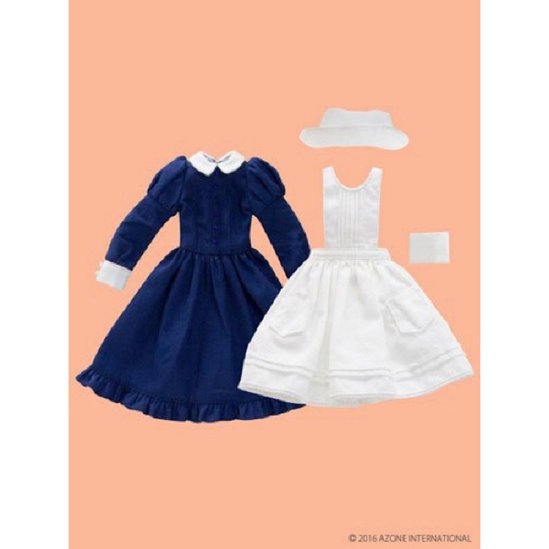 Azone PNM141-NVY PNM Classical Nurse Set White x Navy