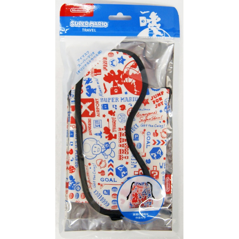 Nintendo Super Mario Eye Mask Original Travel Pattern