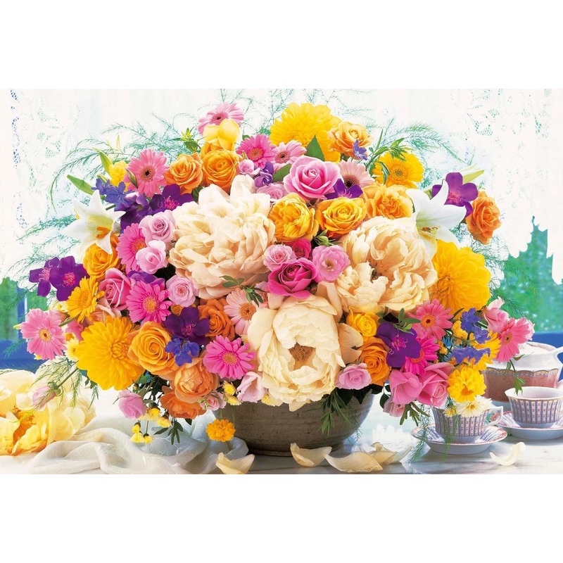 Epoch Jigsaw Puzzle 31-510 Flower Concentration Up! Intelligence Yellow (1053 S-Pieces)