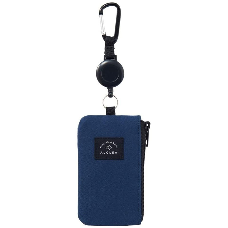 LIHIT LAB. ALCLEA Pass & Key Case (Navy)