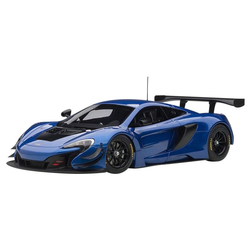 AUTOArt 1/18 McLaren 650S GT3 (Metallic Blue) Finished Model