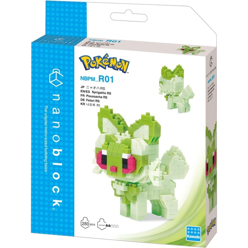 Kawada nanoblock Pokemon Sprigatito