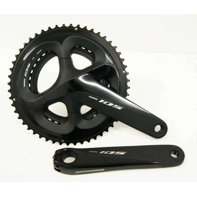 Shimano (Cycling) 105 FC-R7000 HOLLOWTECH II 52-36T 170mm 11s Crankset Black IFCR7000CX26L