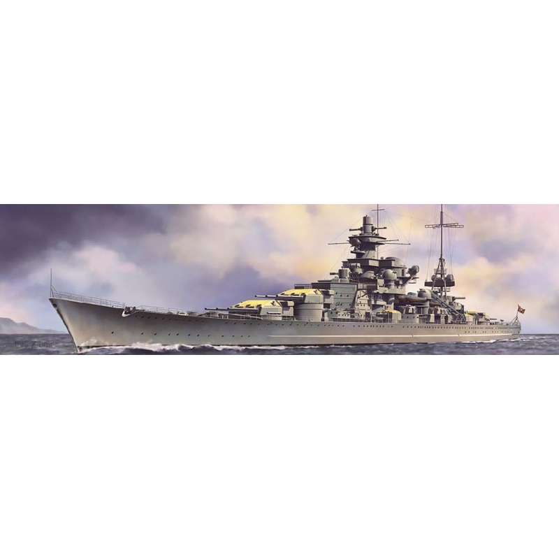 Platz 1/350 WW.II German Navy Battlecruiser Scharnhorst 1940/1941 Plastic Model