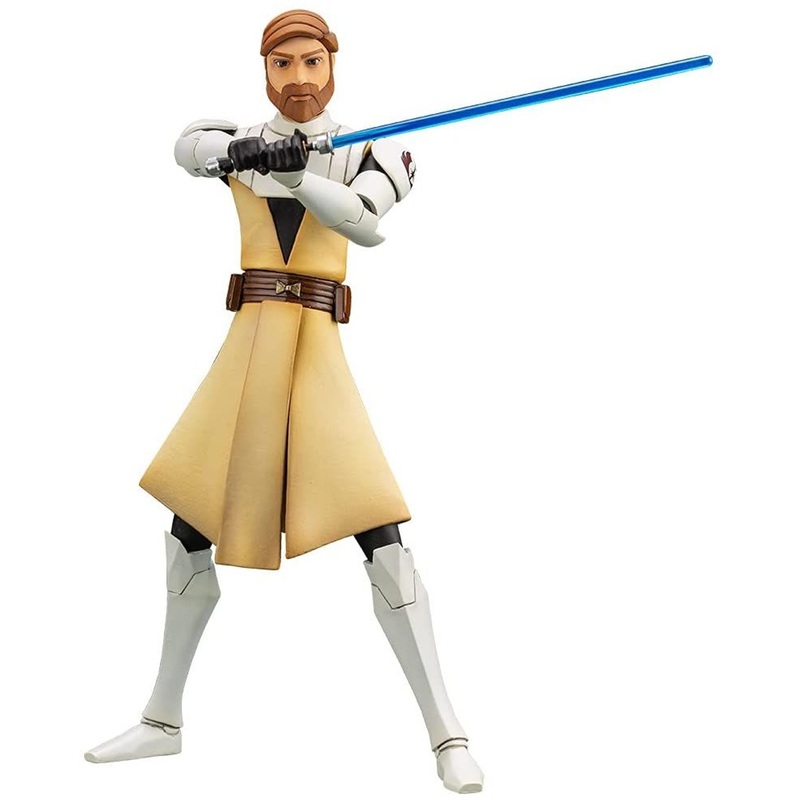 Kotobukiya ARTFX+ Obi-Wan Kenobi Clone Wars Easy Assembly Kit 1/10 Figure (Star Wars:The Clone Wars)